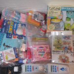 赤ちゃん連れの防災グッズ。
