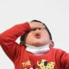 娘1歳、また高熱。